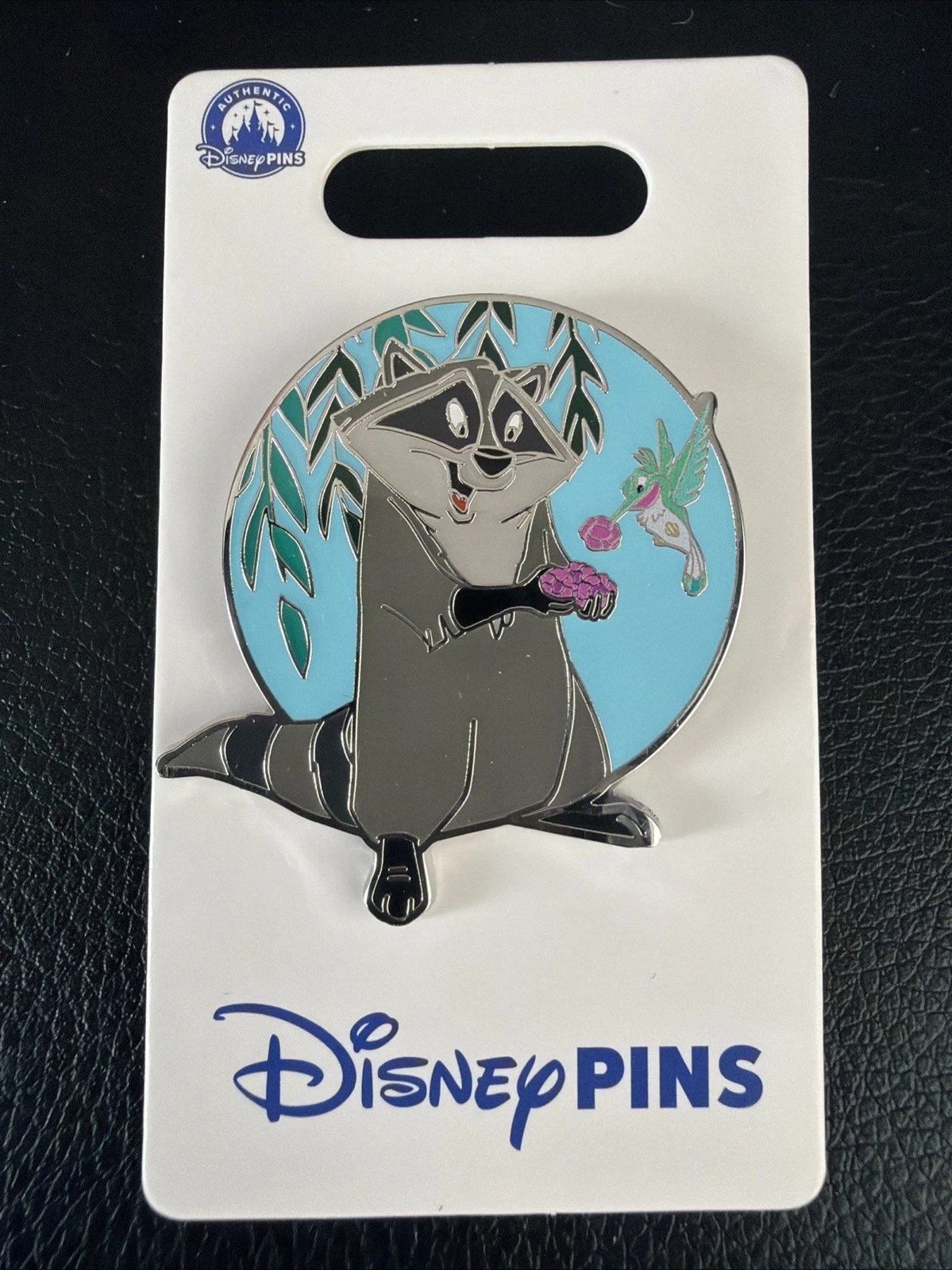 Meeko and Flit - Pocahontas - Raccoon and Hummingbird with Berries Disney Pin