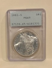 1881-S $1 PCGS MS65 Morgan Silver Dollar