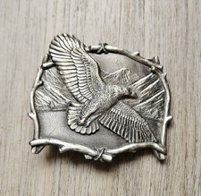 VINTAGE 1995 AMERICAN BALD EAGLE COMMEMORATIVE BELT BUCKLE Great American Buckle