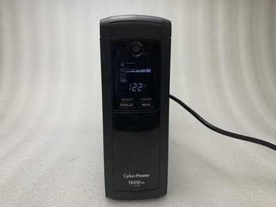 CyberPower 1500VA AVR LCD Back-Up System UPS Power Supply 12-Outlet / No Battery