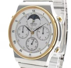 Vintage [NOS] Seiko Moon Phase Chronograph 7A48-7000 Quartz Date Men's Watch