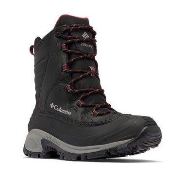 Columbia 1791221 Bugaboot III Insulated Pac Boots - Black/Bright Red - 8.5M