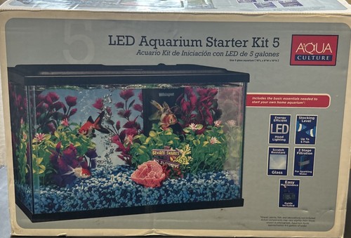 LED Aquarium Starter Kit 5 Gallon - Used