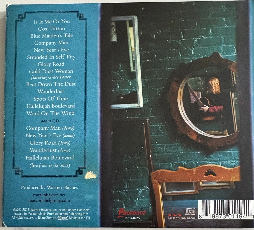 WARREN HAYNES  - Ashes & Dust Deluxe 2 x CD Digipak 2015 Provogue Exc Cond! - Image 2 of 2