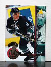1994-95 Pinnacle ROOKIE  Card # 265 PAUL KARIYA DUCK. rookie card picture