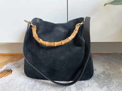 Vintage Gucci Bamboo Bambus 3way Ledertasche Handtasche Tasche bag Messenger
