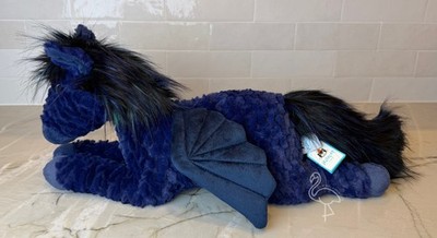 Jellycat Seraphina Pegasus - NWT New - Navy Blue Horse Wings