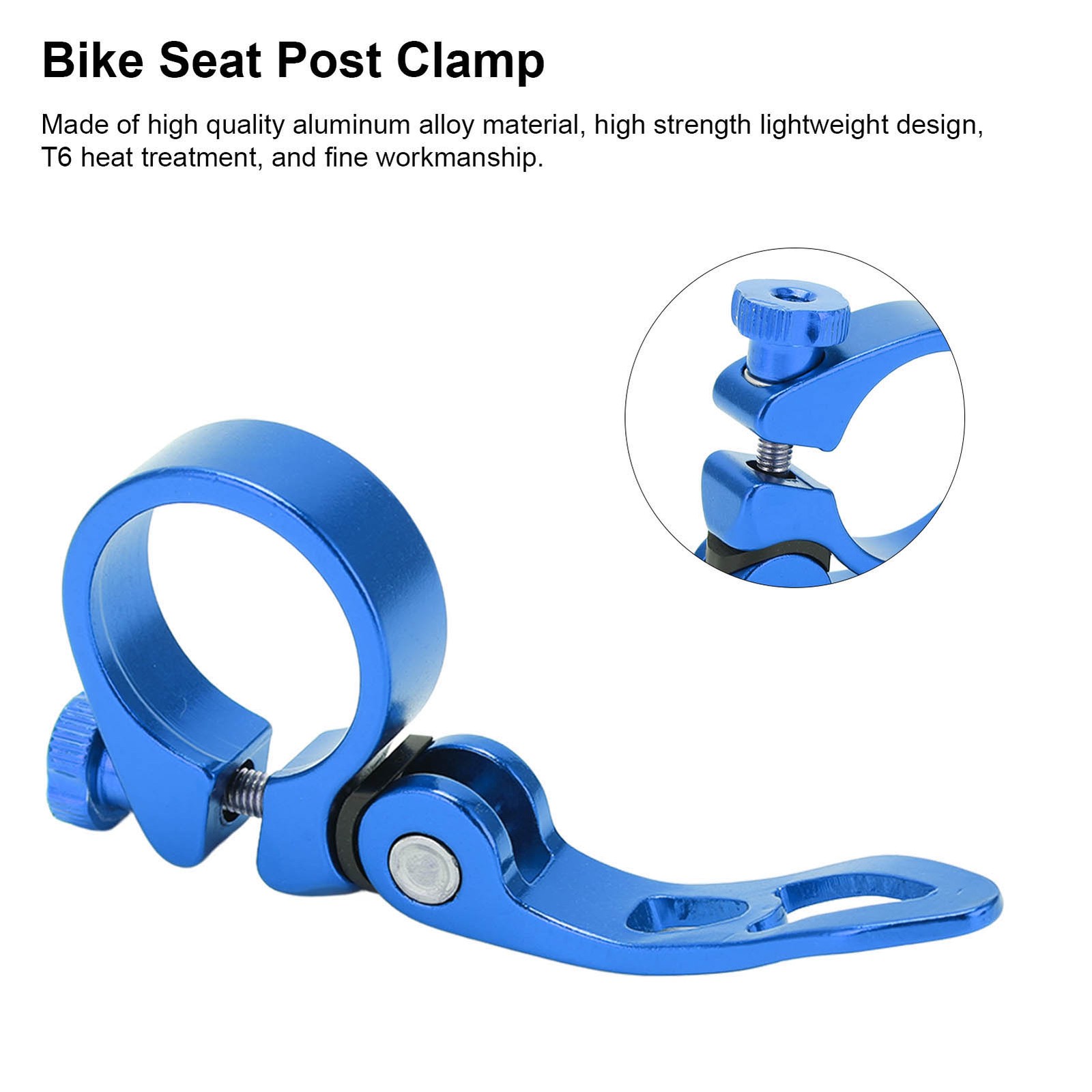 BOLANY Mountain Road Bike Seat Post Clamp Quick Release Bicycle Seatpost Clamp