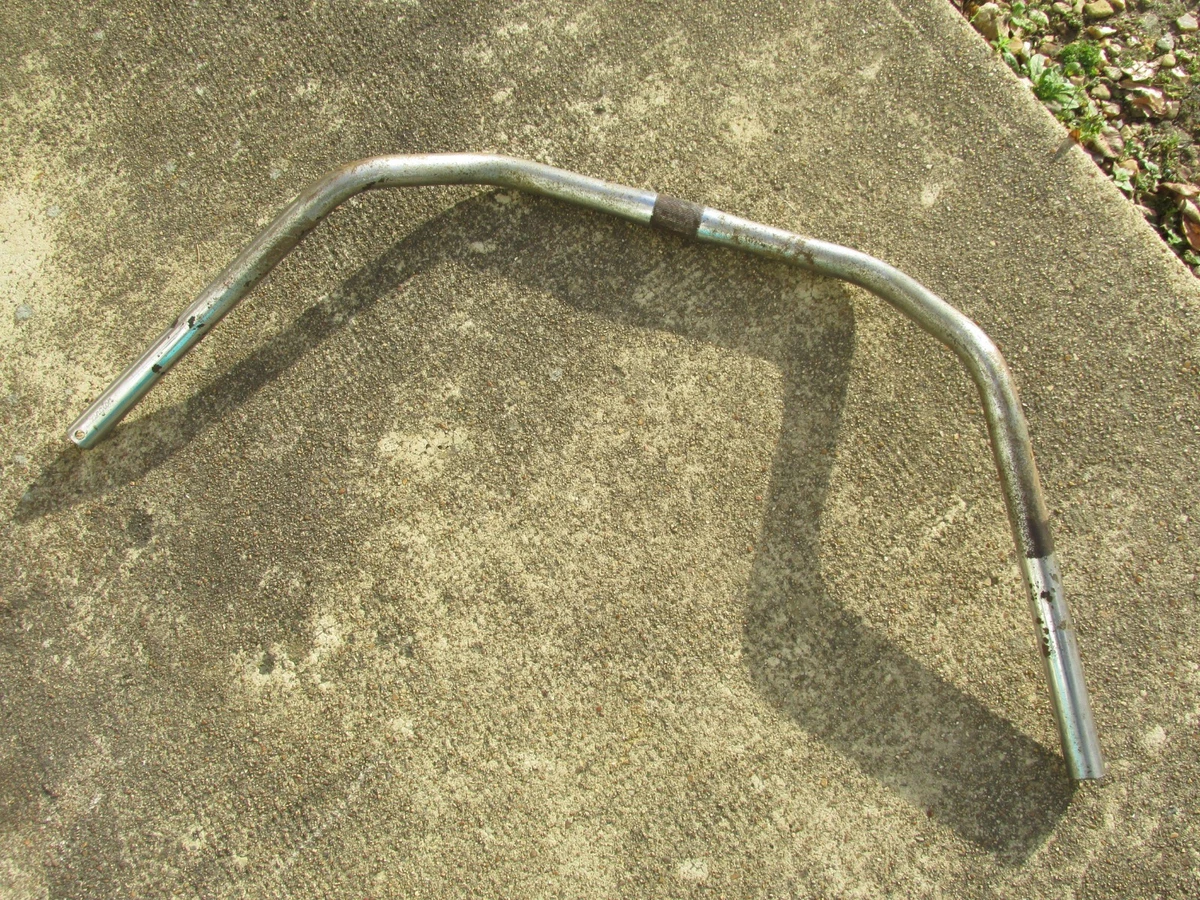 Guidon Vélo Ville Ancien Vintage - Acier Chromé - Fabriqué En France