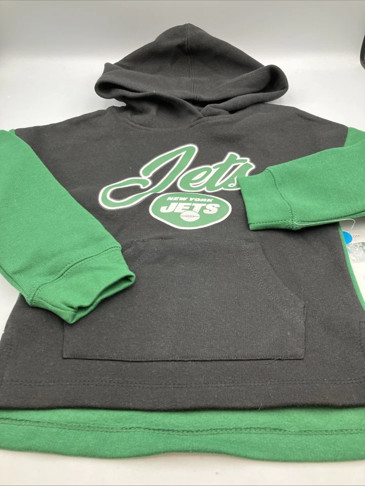 NFL Apparel New York Jets Sudadera con Capucha Sudadera - Jóvenes Niñas XS 4/5 NUEVO Foto 2 de 4