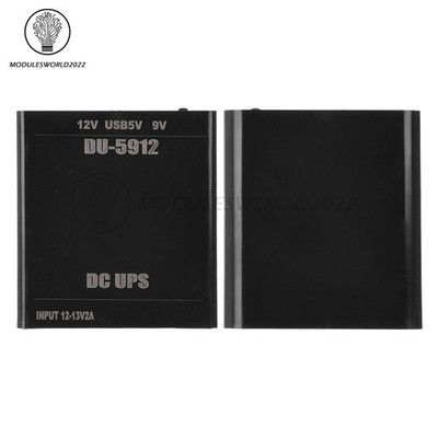 5V9V12V UPS Liion Battery 3X18650 Uninterruptible Power Bank Box DIY  for Router