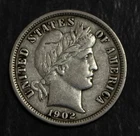 1902 O Barber Dime Choice VF Reverse Scratch    Lot 4470