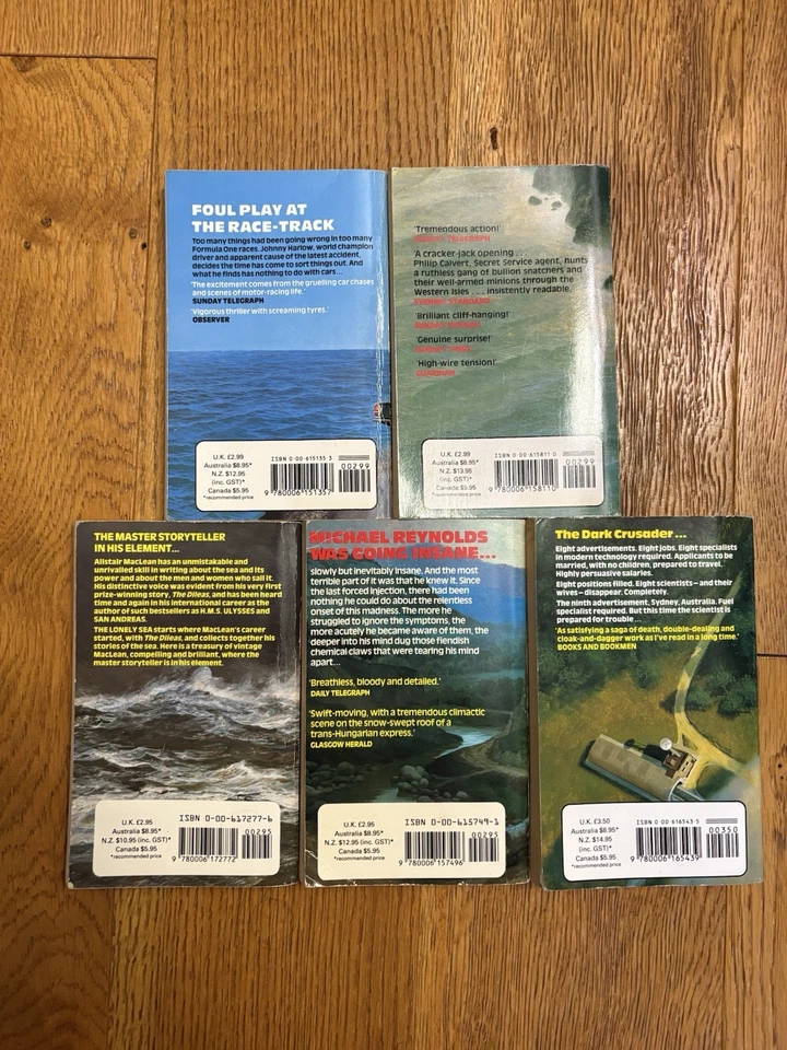 Lot 5 livres Alistair MacLean en anglais - Photo 3/3