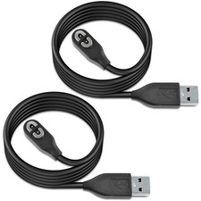 2-Pack Charging Cable for Shokz Aeropex/OpenRun, 2Pack-3.3ft/100cm, Black
