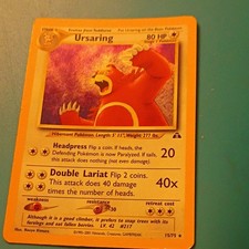 Pokémon TCG Ursaring Neo Discovery Holo Rare Card 15/75 on eBay
