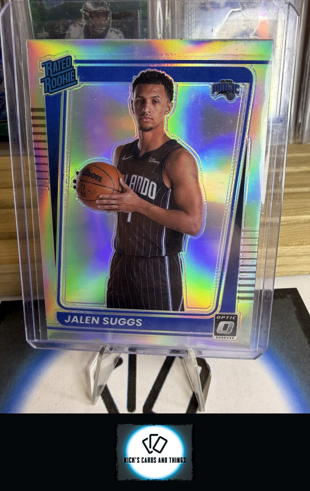 2021-22 Donruss Optic #179 Jalen Suggs Holo
