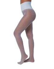 Commando Chic Dot Sheer Tight White