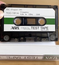1pc only! ABEX Test Tape TCC-181A 6.3K,1.125Hz -10dB # *mz