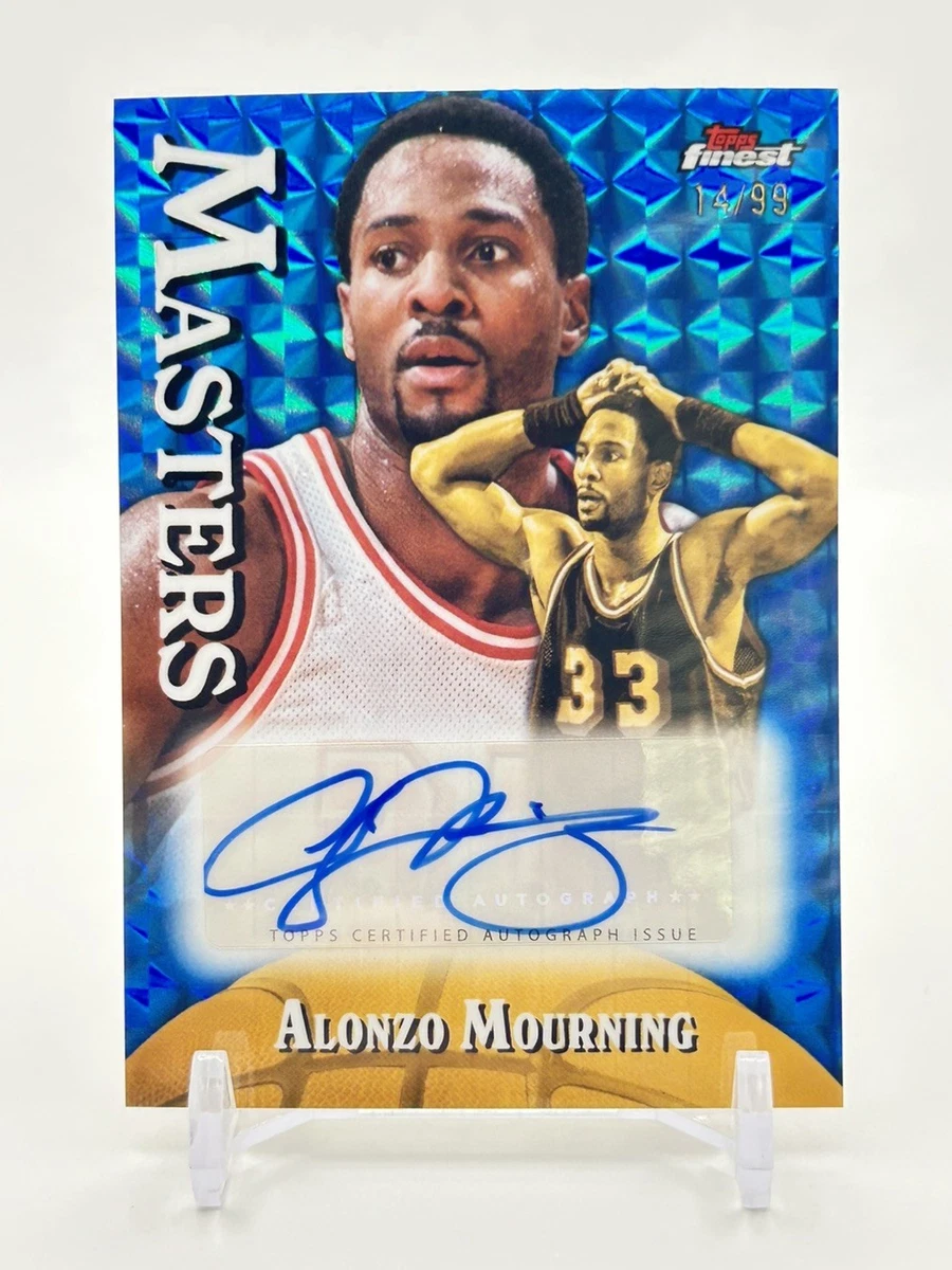 Alonzo Mourning Basketball Autographed Sports Trading Cards