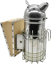 Goodland Bee Supply 11" Stainless Steel Bee Hive Smoker with 3 Pack Smoker fuel