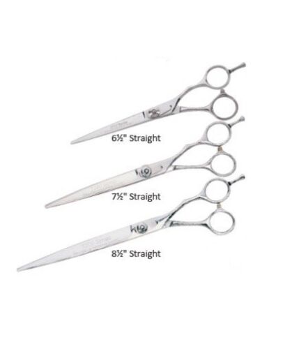 Dog Grooming Shears 5200 Series Straight Stainless Steel Scissors Choose Size - Picture 2 of 11