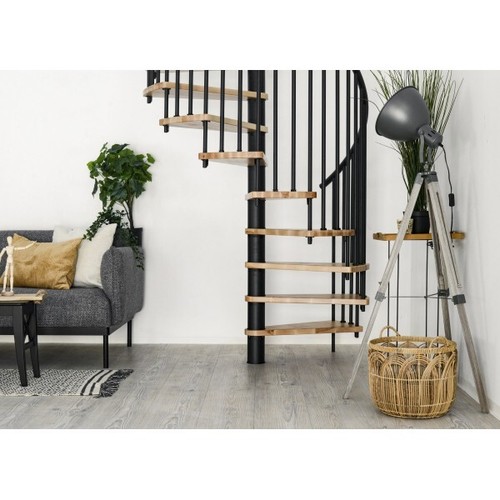 Interior Spiral Effect Smart Black Beech 120cm - Picture 3 of 14