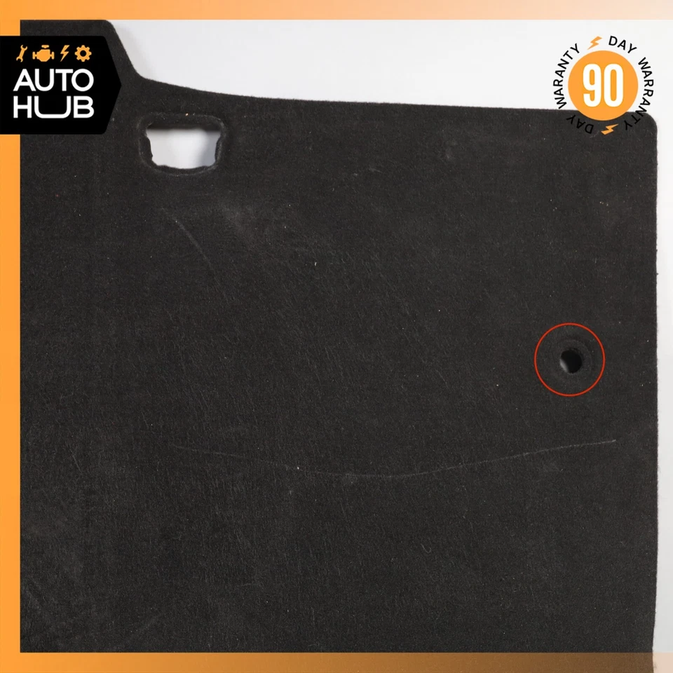 Panel de cubierta de alfombra de piso de maletero trasero Maserati Ghibli M157 14-22 OEM 41k Foto 3 de 4