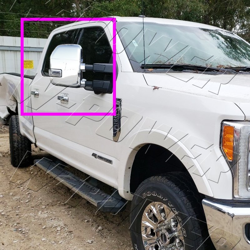 KUAFU Full Mirror Covers For 2017-2021 Ford F250/F350/F450 Super Duty - Chrome Plated With Signal Cut-Out - View #5