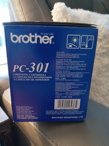 Brother PC-301 Value 2 Pack Printing Cartridge Toners New In Box - Picture 4 of 5