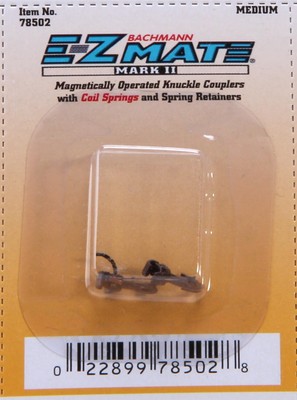 Bachmann N  EZ MATE MAGNETIC  KNUCKLE COUPLERS Medium (4) BAC78502-NEW