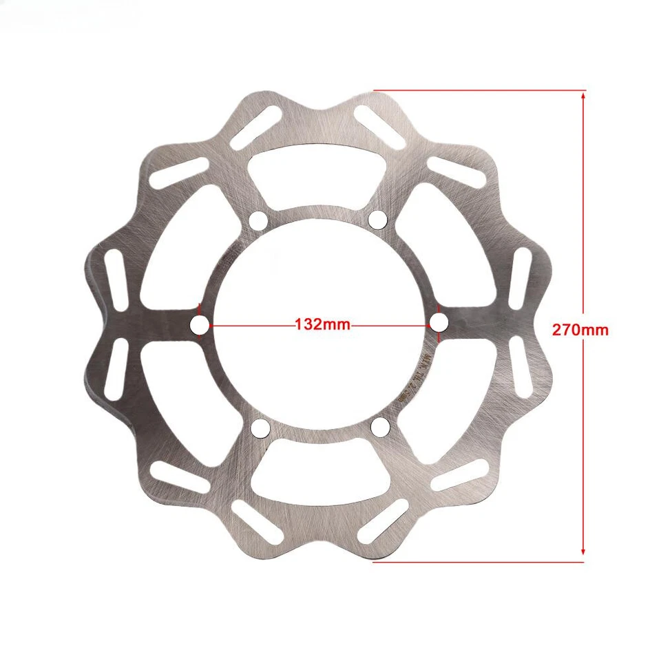 Disco de freno delantero para motocicleta 270 mm disco rotor para Yamaha YZ WR 125 250 250F 250X Foto 4 de 4