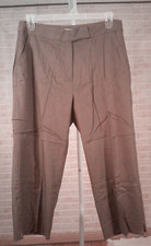 NWT Ann Taylor Women's Brown Capri Pants Size 12