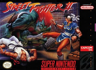 Street Fighter 2 SNES Retro Game Poster Multiple Sizes Available