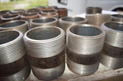 Sch 40/80 Iron Pipe Nipples 3-inch (3'') NPT {CHOOSE 3'' to 5.5'' Length}