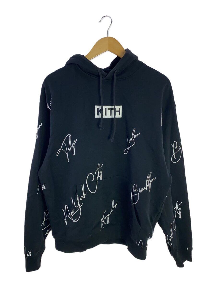 KITH KHM030347 City Script Hoodie M Cotton Navy Used | eBay 