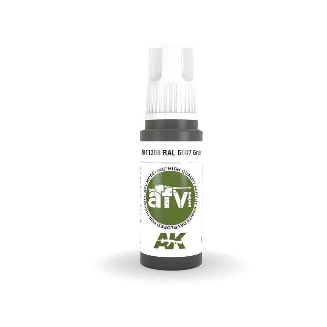 Ak Interactive AK11308 - RAL 6007 Green 17ml - New