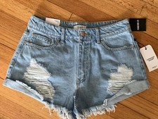 Forever 21 concert mid rise slim fit shorts sz 30
