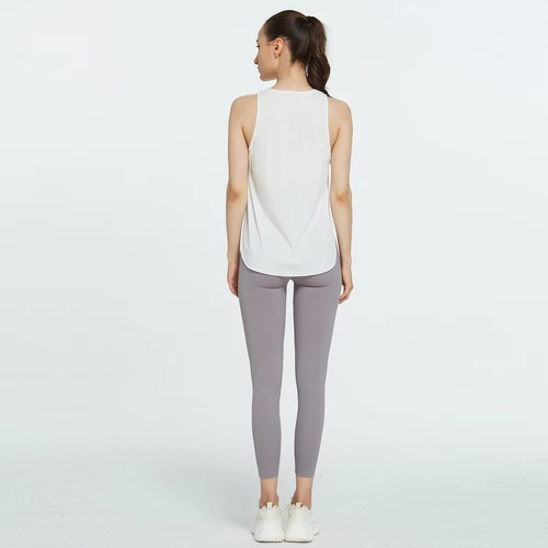 Women's Workout Tank Tops Cool-Dry Sleeveless Loose Fit Yoga Shirt Athletic Tops - Bild 12 von 41