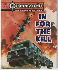 Commando War Comic #948 "In For The Kill" 1975 NICE COPY