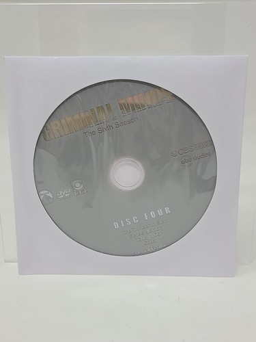 Criminal Minds - Season 6 Six Disc 4 REPLACEMENT DISC DVD TV Show - Picture 2 of 3