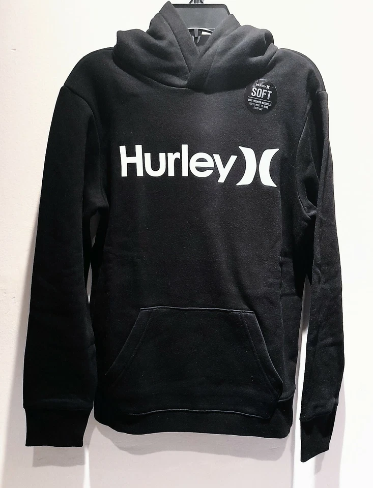 Sudadera con capucha Hurley Boy’s negra talla (mediana, grande) Foto 4 de 4