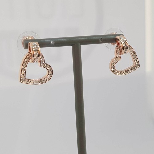 Swarovski Herz Ohrstecker Lovely Ohrringe Liebe Love Rosévergoldet 5466720 - Bild 4 von 10