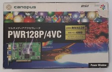Canopus PWR128P/4VC PCI Grafikkarte (nvidia Riva 128, 4MB, retro, OVP, 1997)