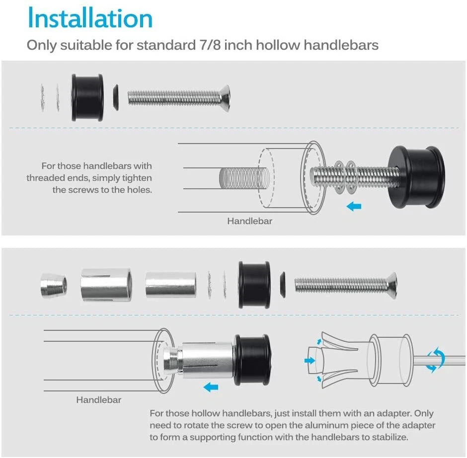 Espejos retrovisores de extremo de barra de 7/8" para motocicleta Triumph Street Speed Triple 769 679 Foto 2 de 4