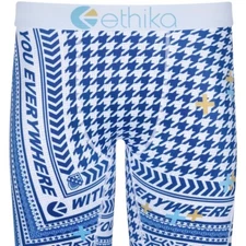 ETHIKA MENS STAPLE UNDERWEAR BOXER DUBAI FLY BLUE
