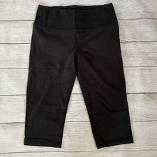 Victorias Secret Sport Crop Black Legging Women Size Medium