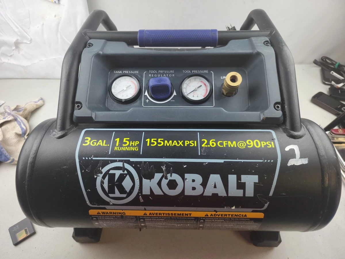 Kobalt 3 gallon sale air compressor reviews