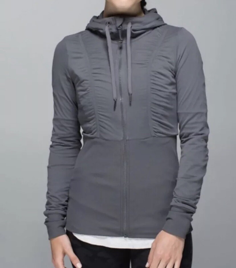 LULULEMON Dance Studio Jacket Reversible Gray Siz… - image 1