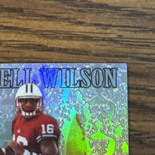 Russell Wilson Leaf Valiant Rookie 2012 ¡RC automático! HOF!! Foto 3 de 4
