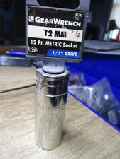 GEARWRENCH 80747 Standard Socket, 12mm 12 pt 1/2" drive